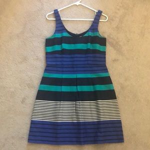 Loft Striped Tank Dress Size 4